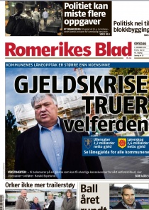 Faksimile 09.10.2013 Romerikes Blad (forside)