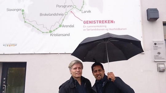 Abid Raja Ola Elvestuen Kristiansand Sammenkobling NSB