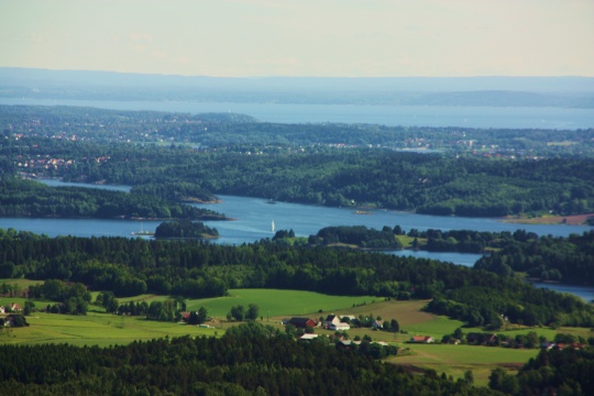 Øyene i Vestviken sett fra Sandefjord