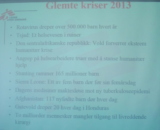 Glemte kriser i 2013