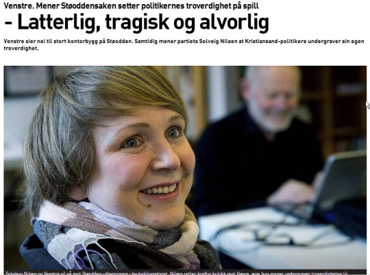 Solveig Nilsen Fædrelandsvennen 8. mai 2014