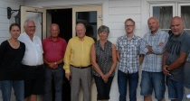 Venstremedlemmer fra Lillesand: Signe Idsøe Røed, Bjørn Daniel Solberg, Kristian Sundtoft, Odd Einar