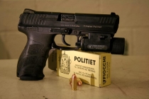  Heckler & Koch 3000 er politiets nye pistol. Foto: Vi Menn.