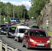 E 39 i Songdalen: Trafikk, kaos og kø
