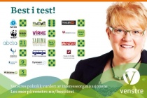 Venstre best i test