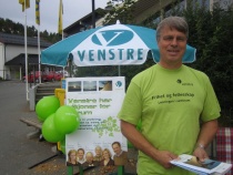 Morten Kaksrud på stand