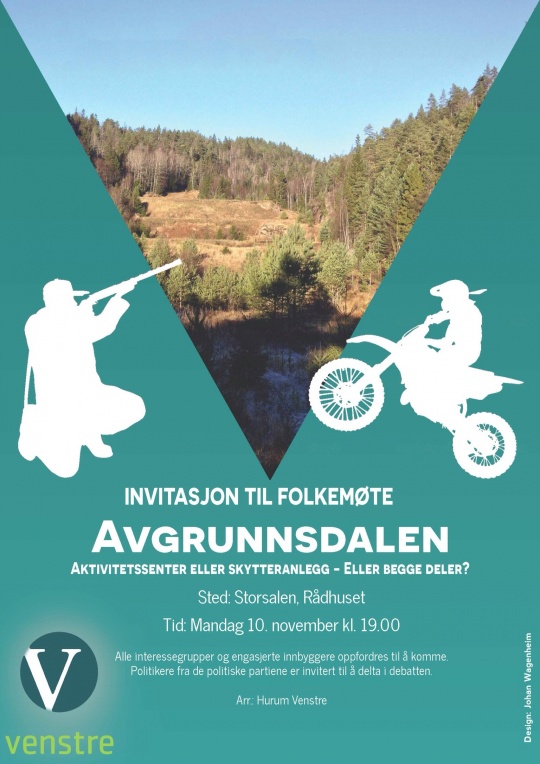 Plakat folkemøte Avgrunnsdalen