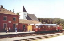 Ålgård stasjon 1983, Ålgårdbanen, Gjesdal, tog