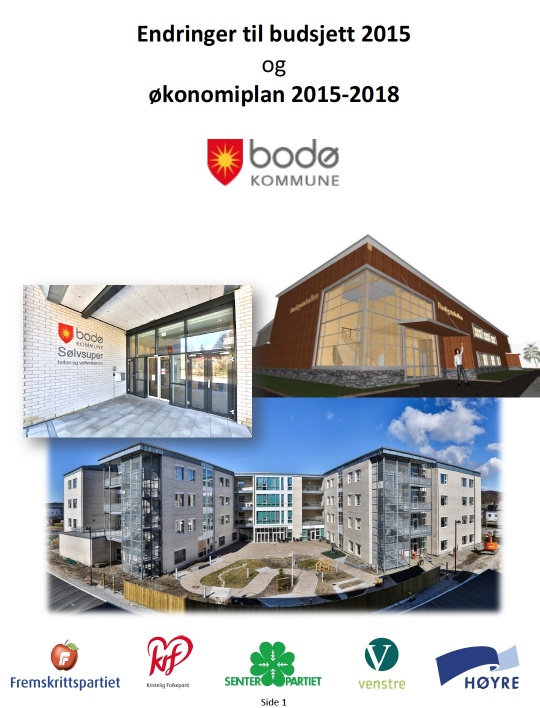 Bodø Venstre - økonomiplan 2015-2018