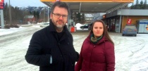 1. Kanditat i Namsos Venstre Geir Olav Knappe og 1. Kandidat i Nord -Trøndelag Venstre Mildred Marit