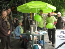 Larvik Venstre på stand Larvik Venstre på stand