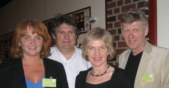  Borghild Tenden og Larvik Venstres landsmøtedelegasjon  i Bergen mai 2007