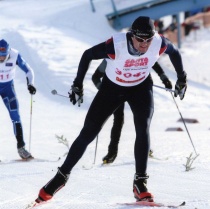  Breivik i innspurten under medaljeløpet.